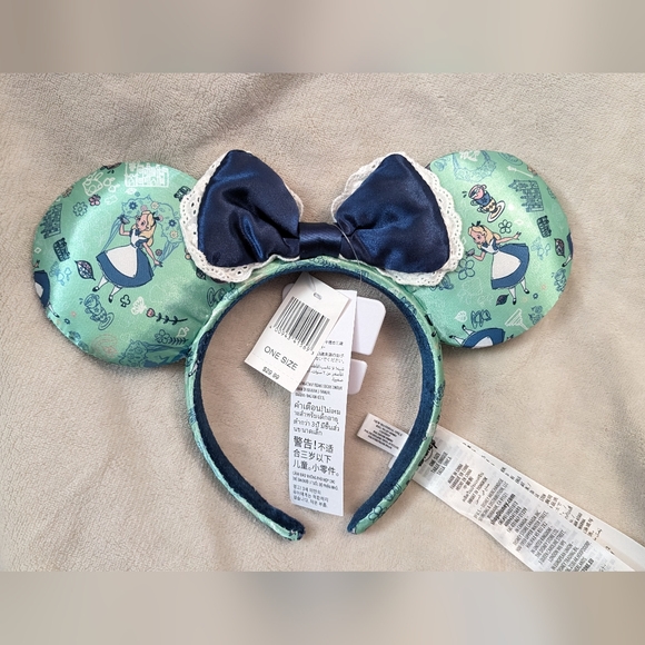 Disney parks Alice in Wonderland Mickey ears new with tags - Picture 2 of 5
